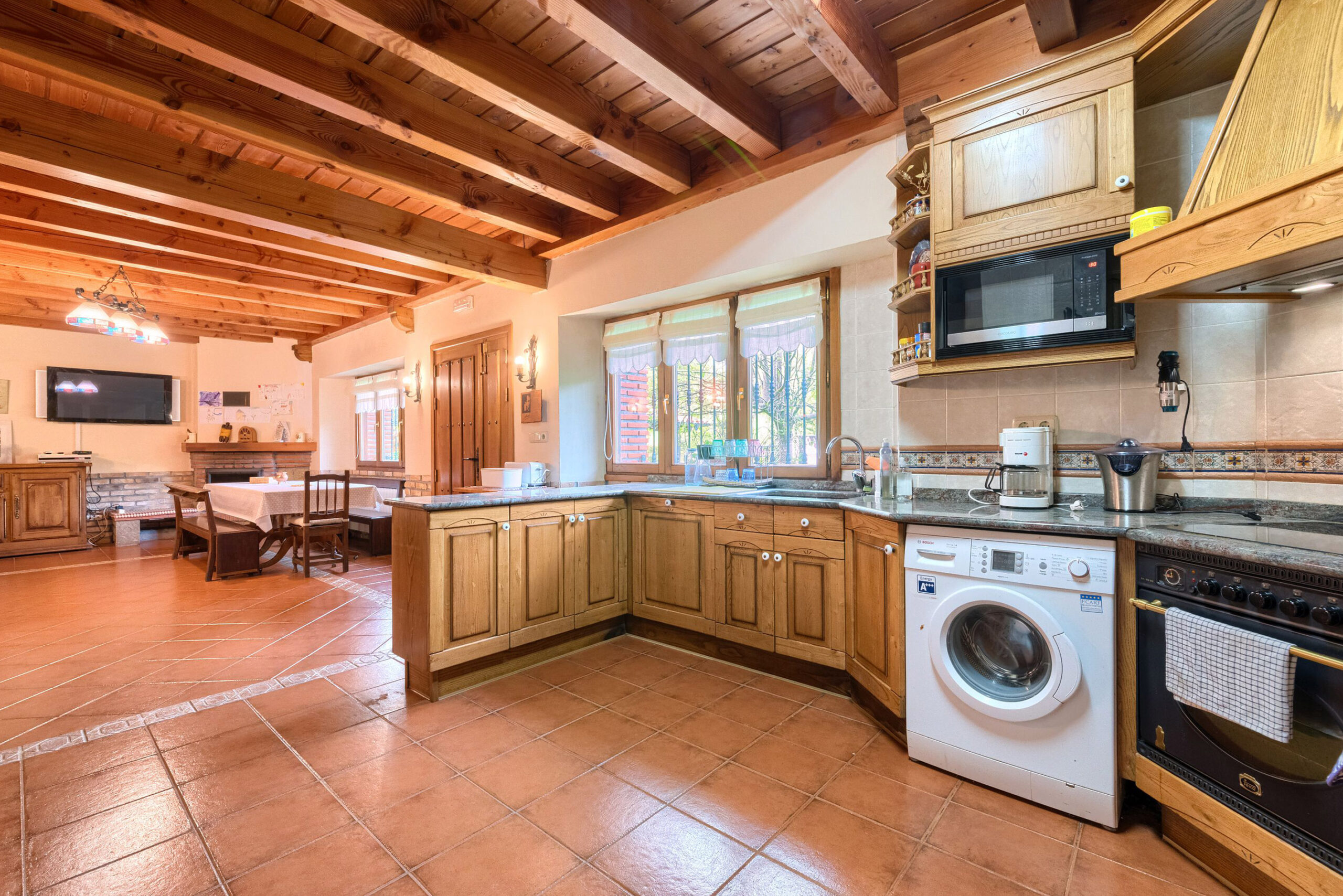 Vista cocina, zona de cocinar